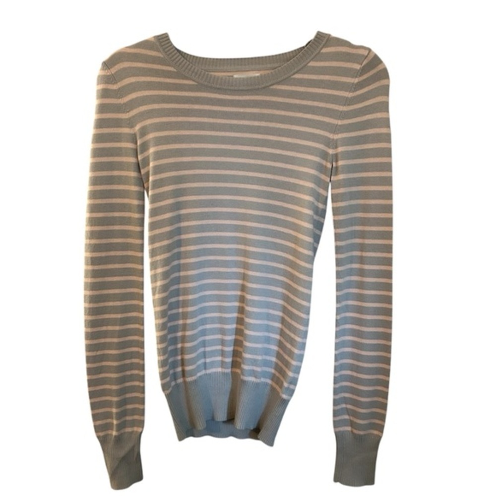 Abound gray and pink stripped sweater, XS never worn
